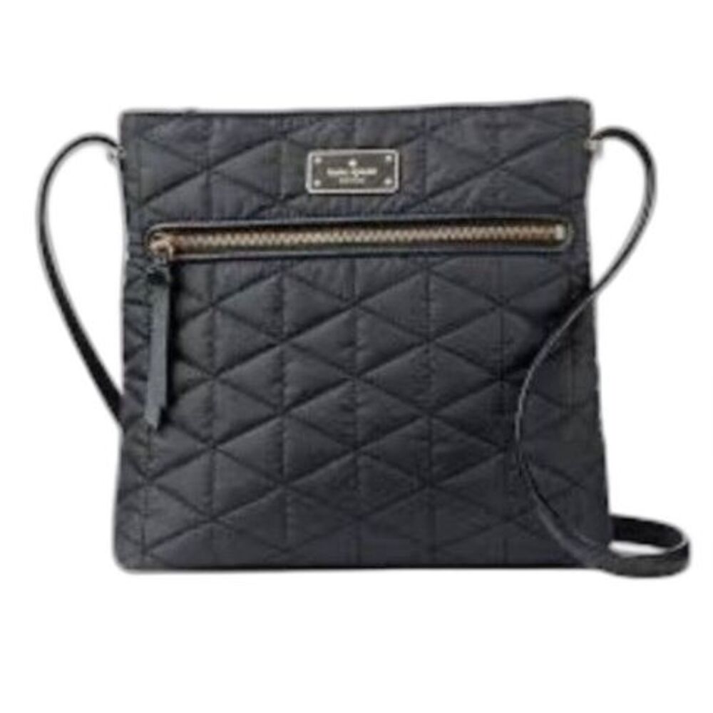 Kate Spade New York Black Wilson Road Quilted Crossbody Bag